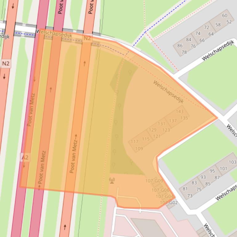 Kaart van postcodegebied 5652XL.