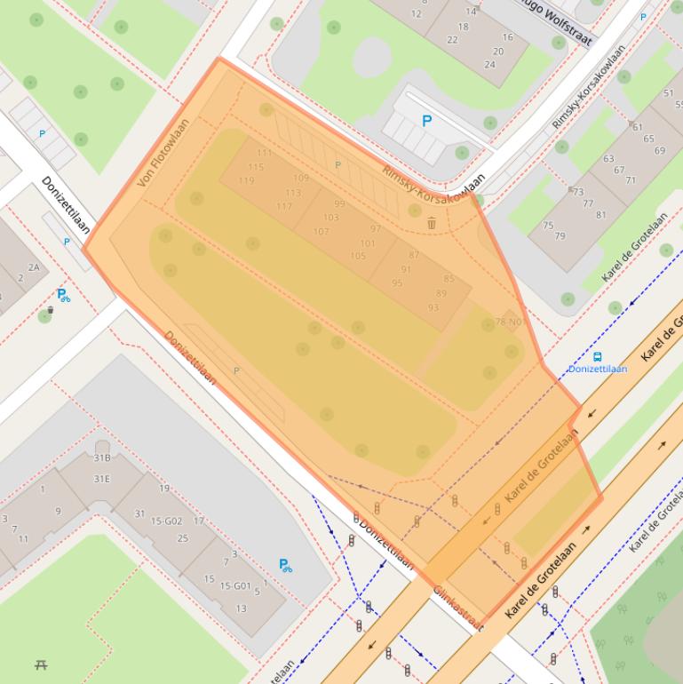 Kaart van postcodegebied 5653AC.