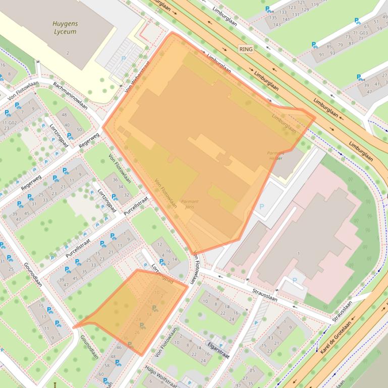 Kaart van postcodegebied 5653AD.