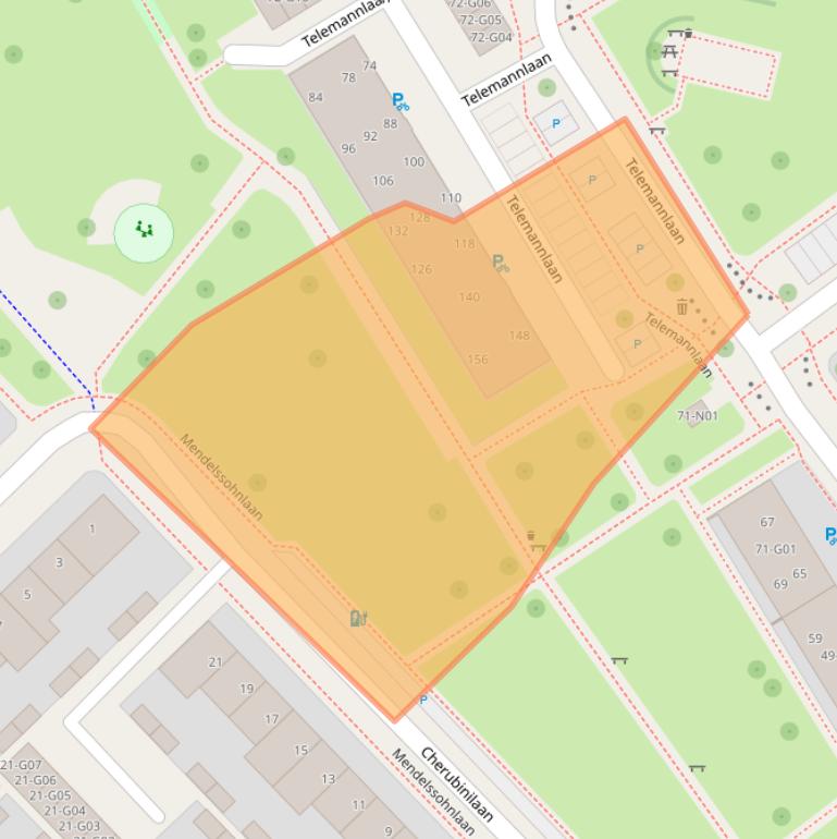 Kaart van postcodegebied 5653AR.