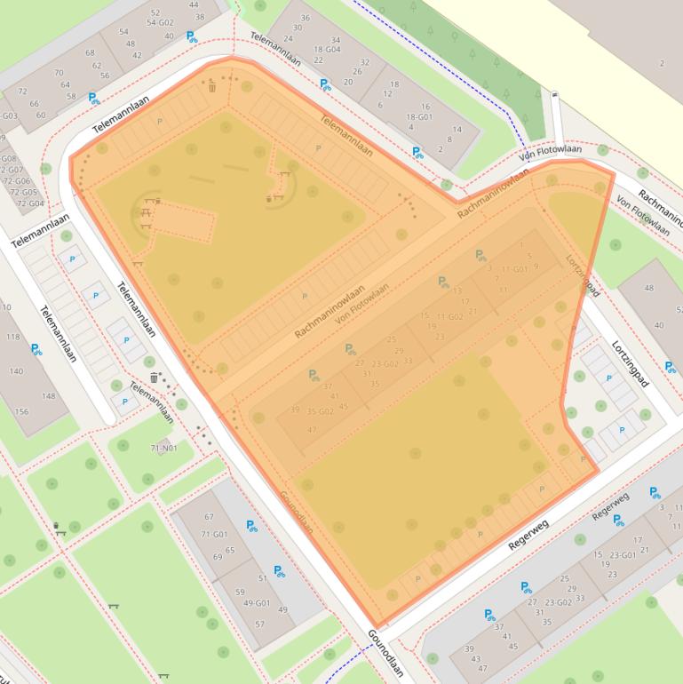 Kaart van postcodegebied 5653AS.