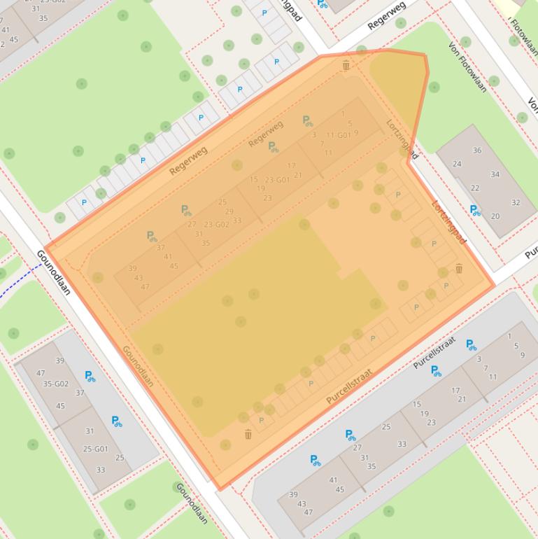 Kaart van postcodegebied 5653AV.