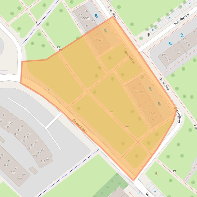 Kaart van postcodegebied 5653AX.