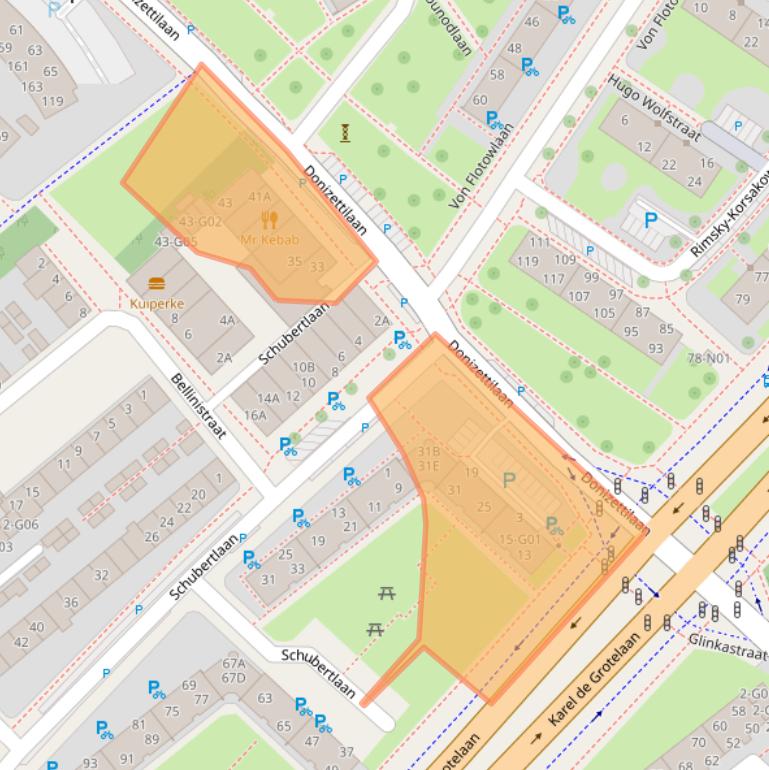 Kaart van postcodegebied 5653BA.