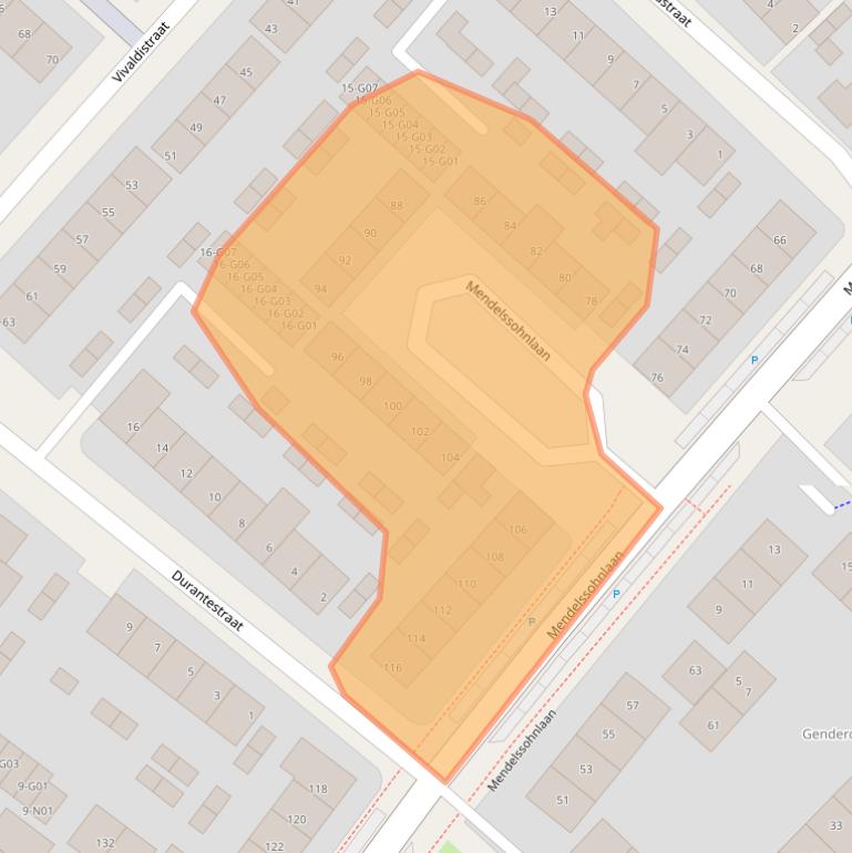 Kaart van postcodegebied 5653BE.