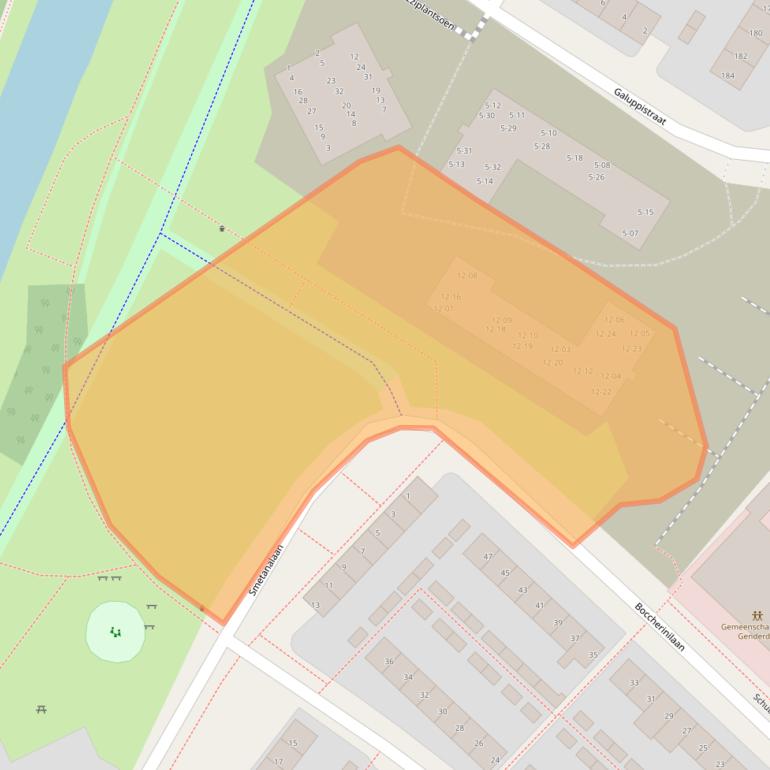 Kaart van postcodegebied 5653BK.