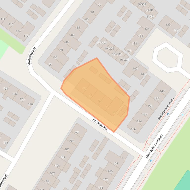 Kaart van postcodegebied 5653BX.