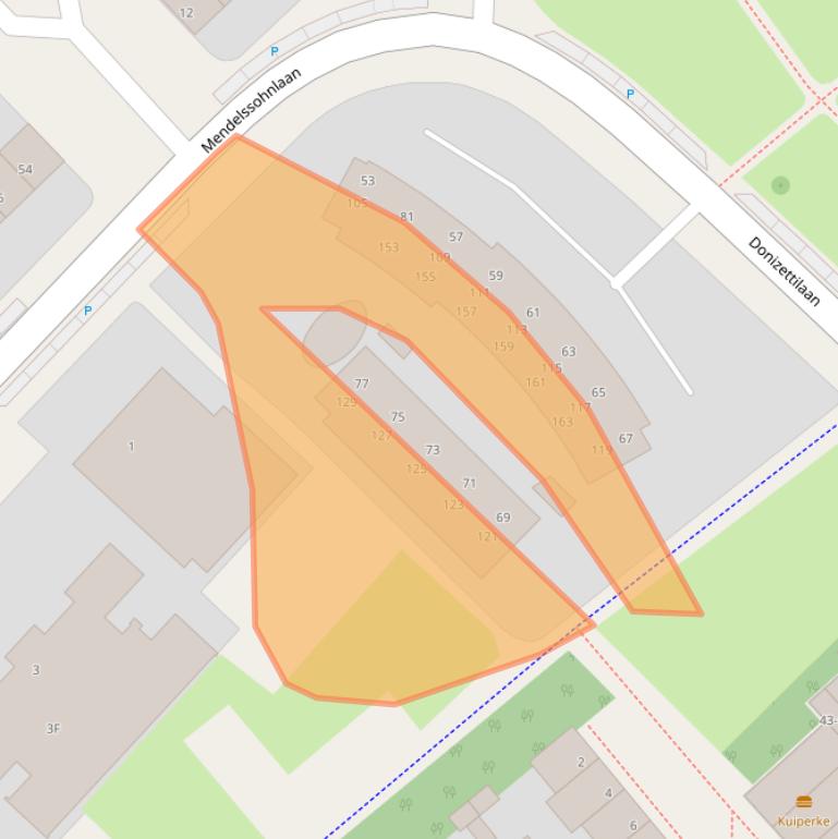 Kaart van postcodegebied 5653CD.