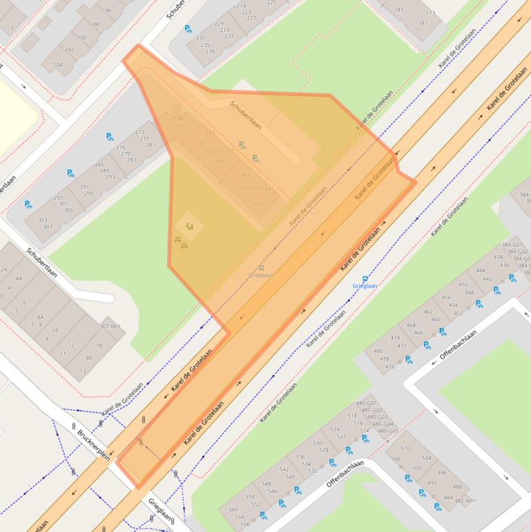 Kaart van postcodegebied 5653EJ.