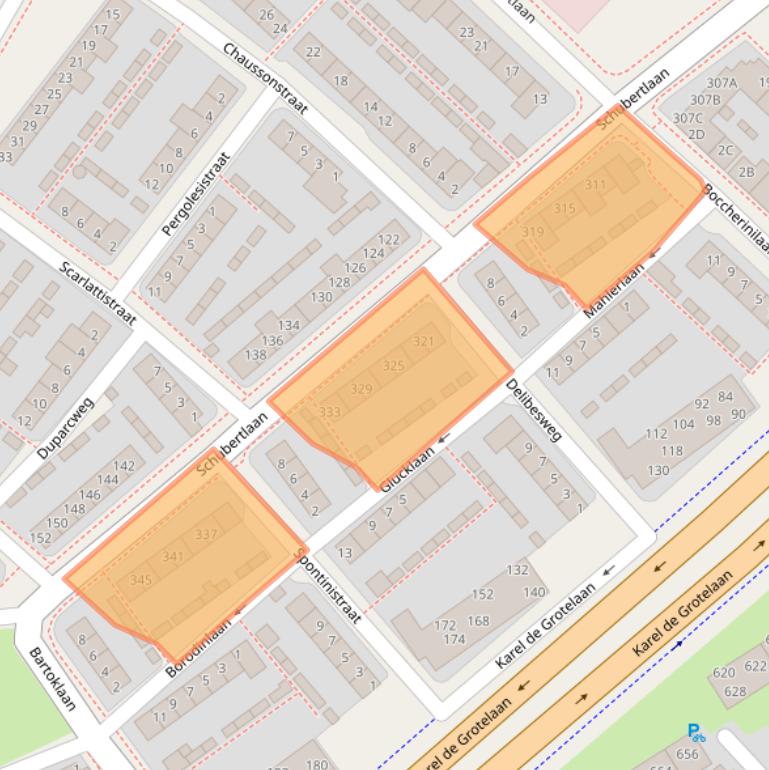 Kaart van postcodegebied 5653EL.