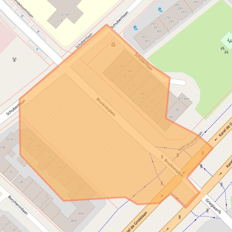 Kaart van postcodegebied 5653ER.