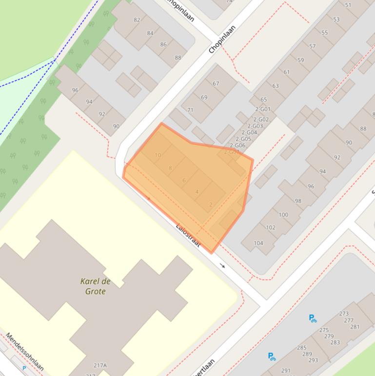 Kaart van postcodegebied 5653ES.