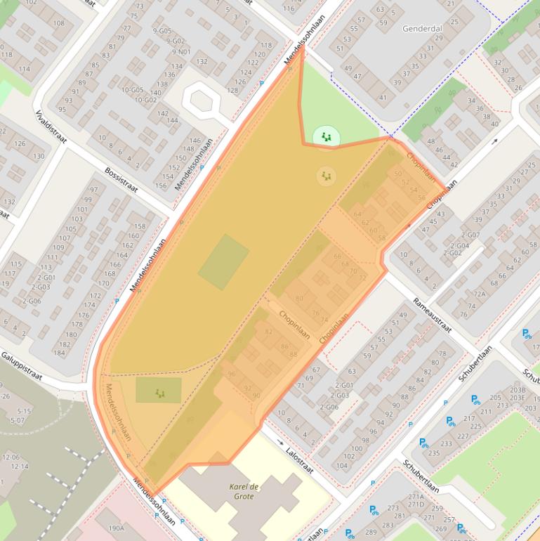 Kaart van postcodegebied 5653EX.
