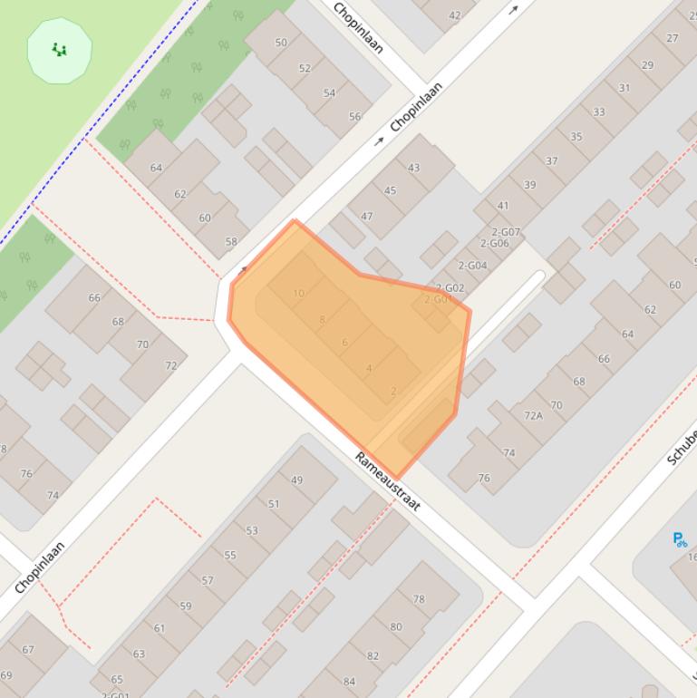 Kaart van postcodegebied 5653EZ.