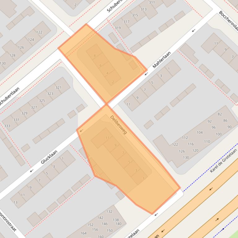 Kaart van postcodegebied 5653HH.