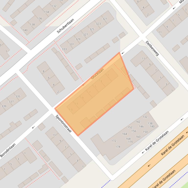 Kaart van postcodegebied 5653HJ.