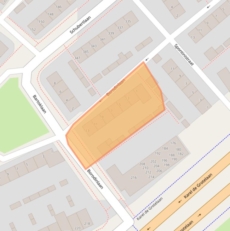 Kaart van postcodegebied 5653HL.