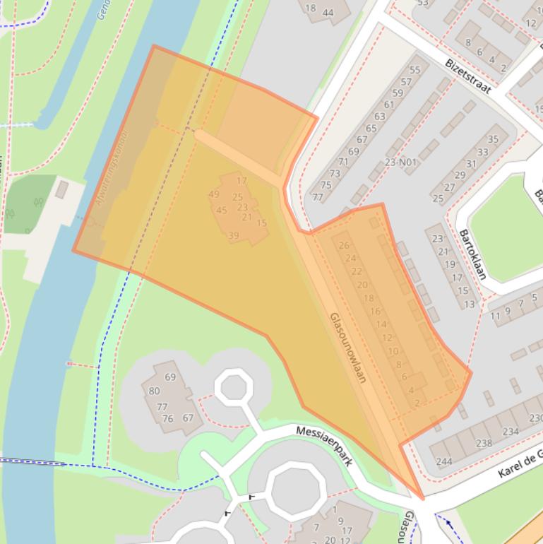 Kaart van postcodegebied 5653HN.