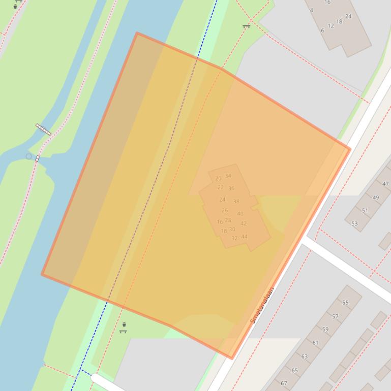 Kaart van postcodegebied 5653HS.