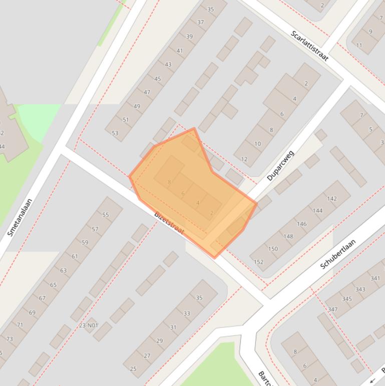 Kaart van postcodegebied 5653HT.