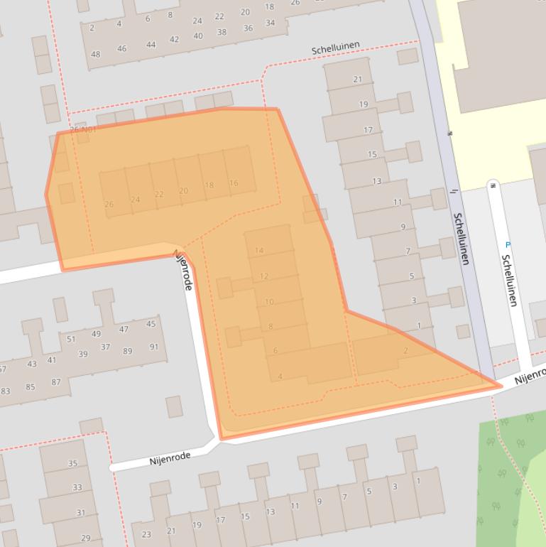 Kaart van postcodegebied 5653JG.