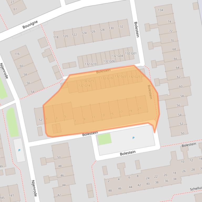Kaart van postcodegebied 5653JJ.