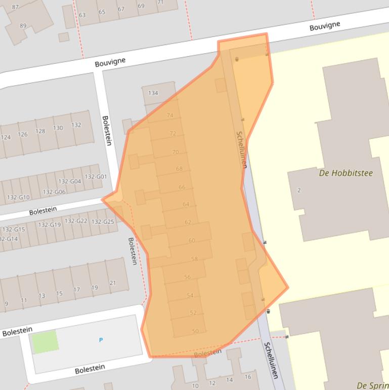 Kaart van postcodegebied 5653JL.