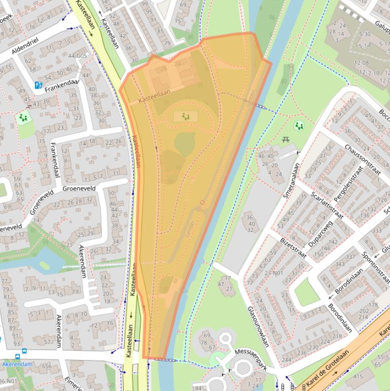 Kaart van postcodegebied 5653JT.
