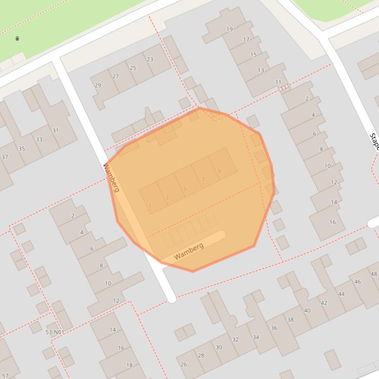 Kaart van postcodegebied 5653KT.