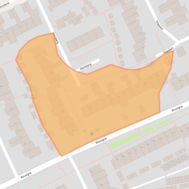 Kaart van postcodegebied 5653KV.