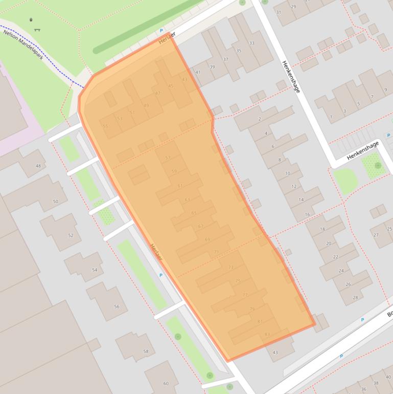 Kaart van postcodegebied 5653KX.