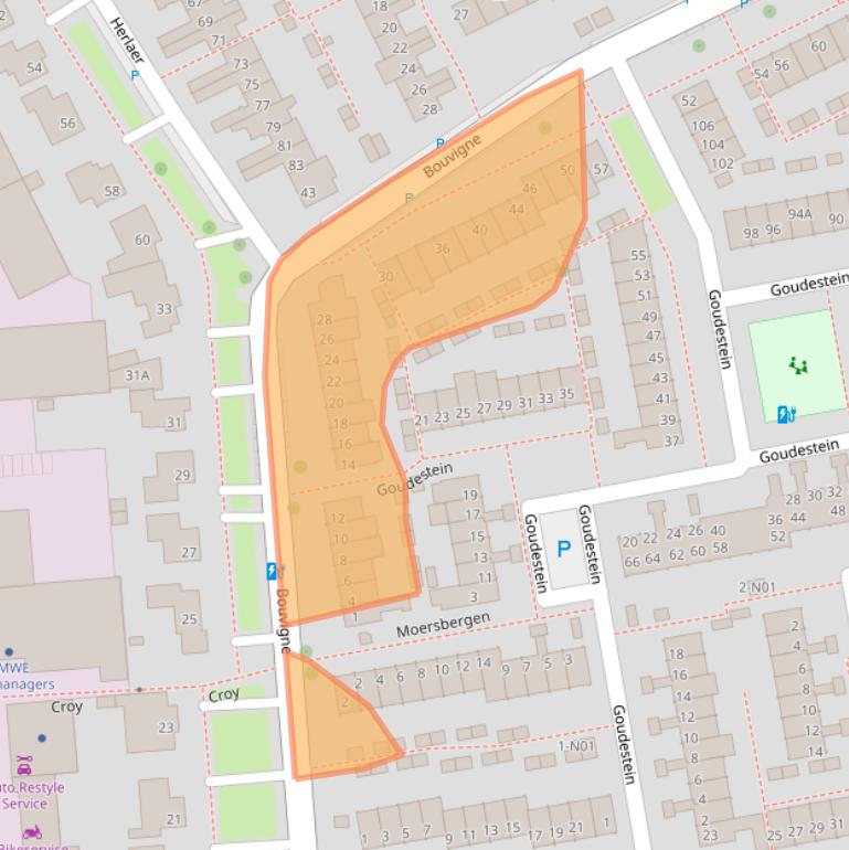 Kaart van postcodegebied 5653LH.