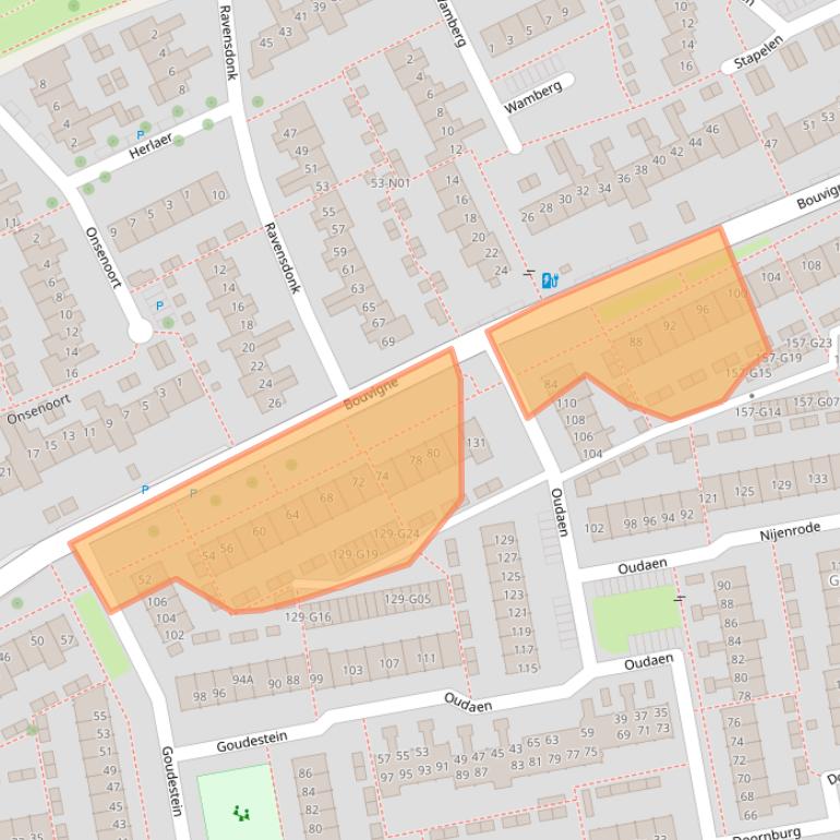 Kaart van postcodegebied 5653LJ.