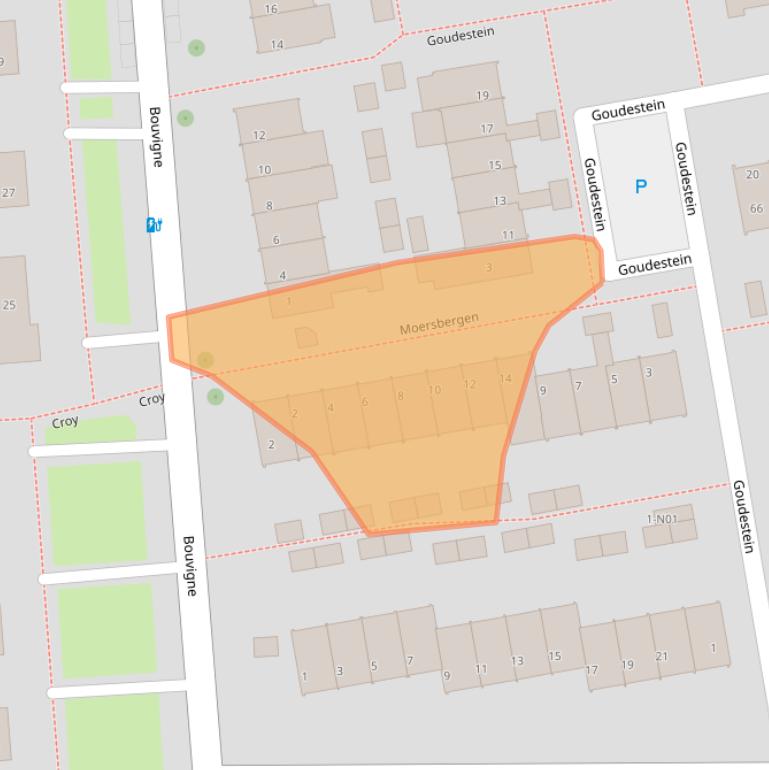Kaart van postcodegebied 5653NA.