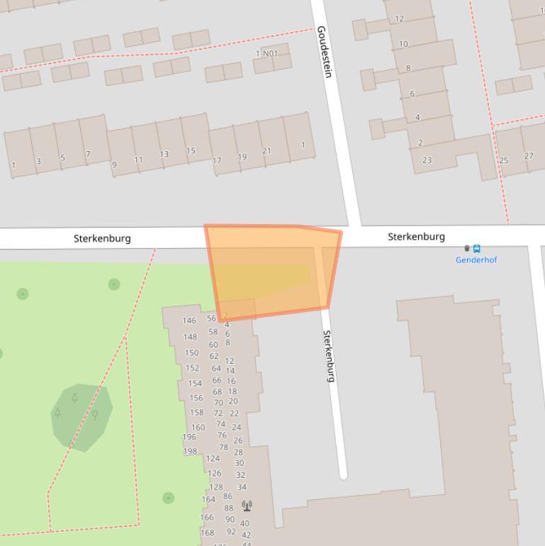 Kaart van postcodegebied 5653ND.