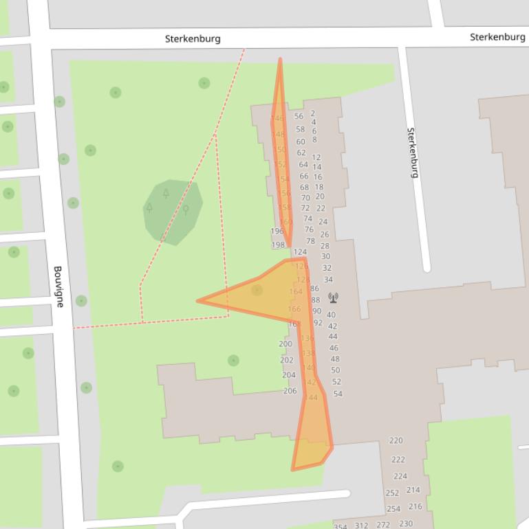 Kaart van postcodegebied 5653NJ.