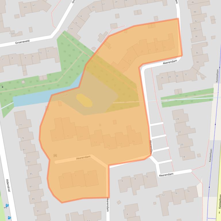 Kaart van postcodegebied 5653PA.