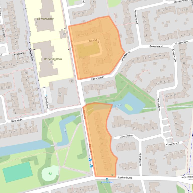 Kaart van postcodegebied 5653PH.