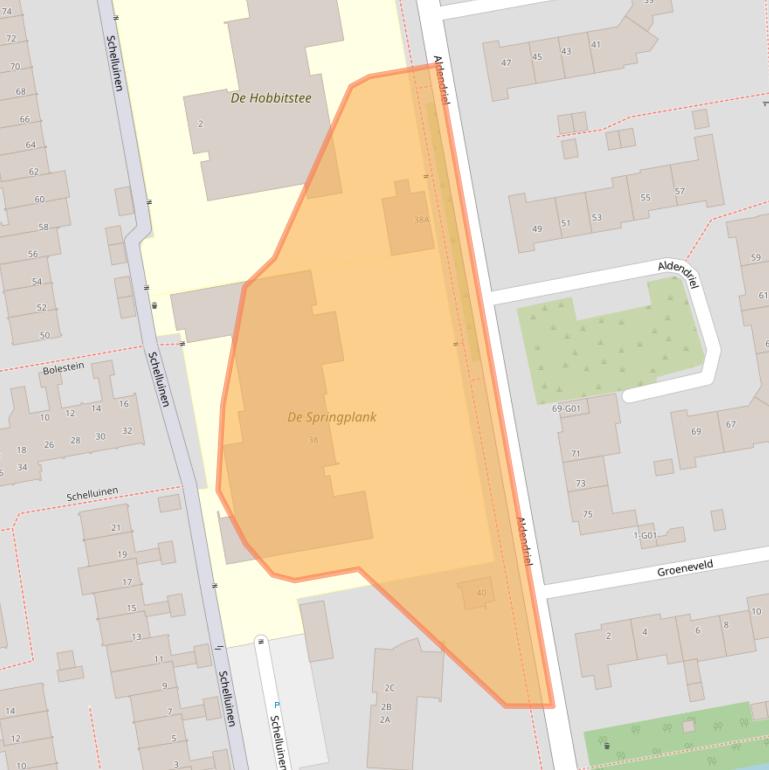 Kaart van postcodegebied 5653PK.