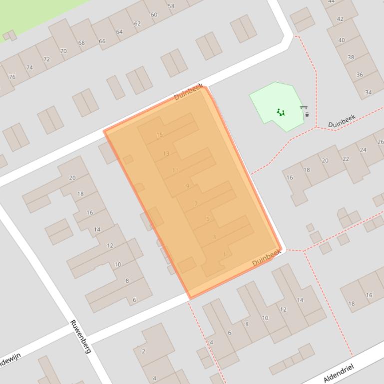 Kaart van postcodegebied 5653PL.