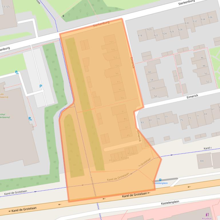 Kaart van postcodegebied 5653RL.