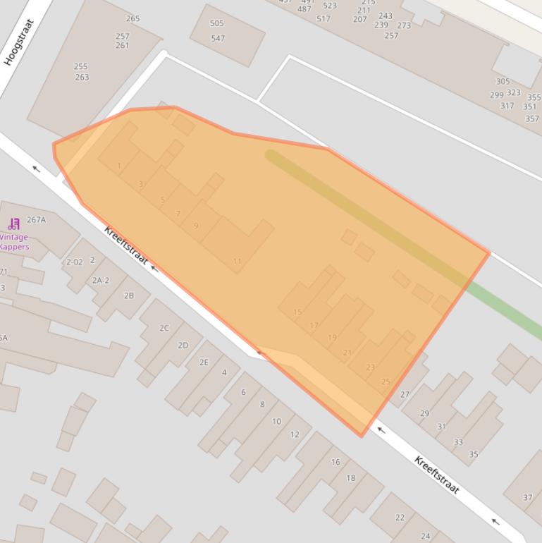 Kaart van postcodegebied 5654AB.