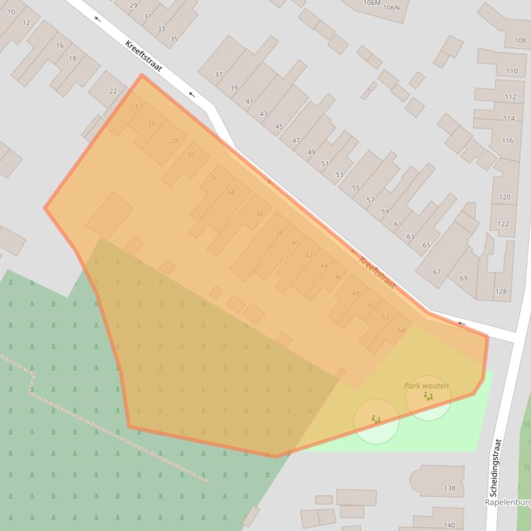 Kaart van postcodegebied 5654AE.