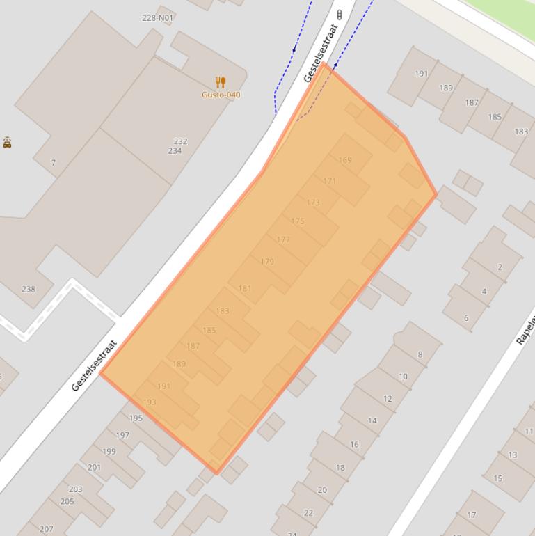 Kaart van postcodegebied 5654AK.