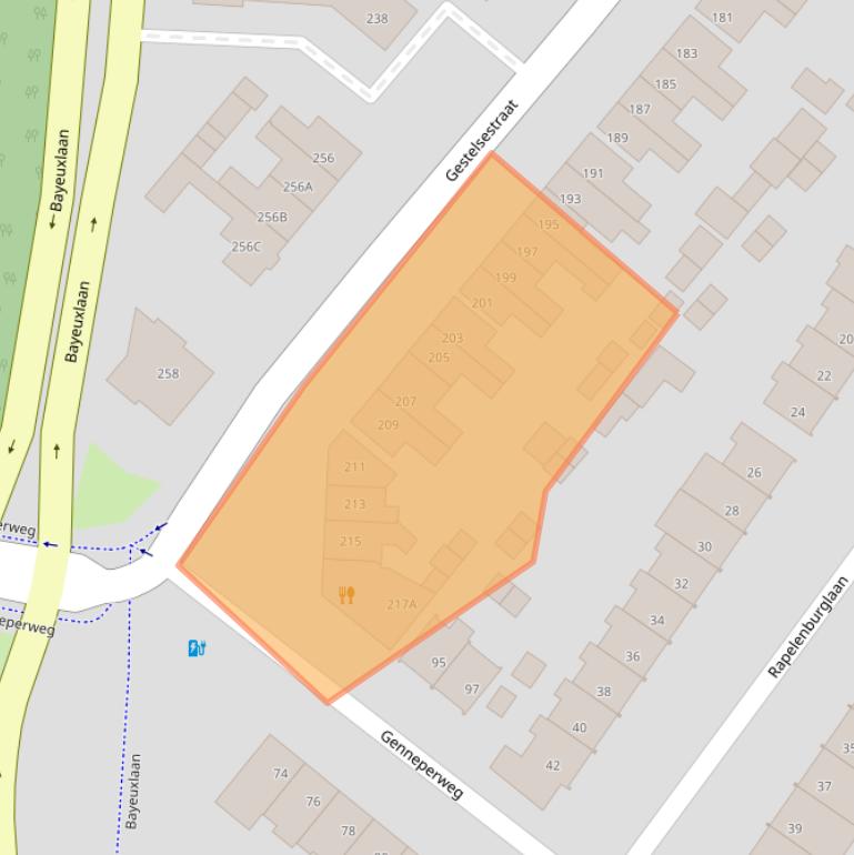 Kaart van postcodegebied 5654AL.