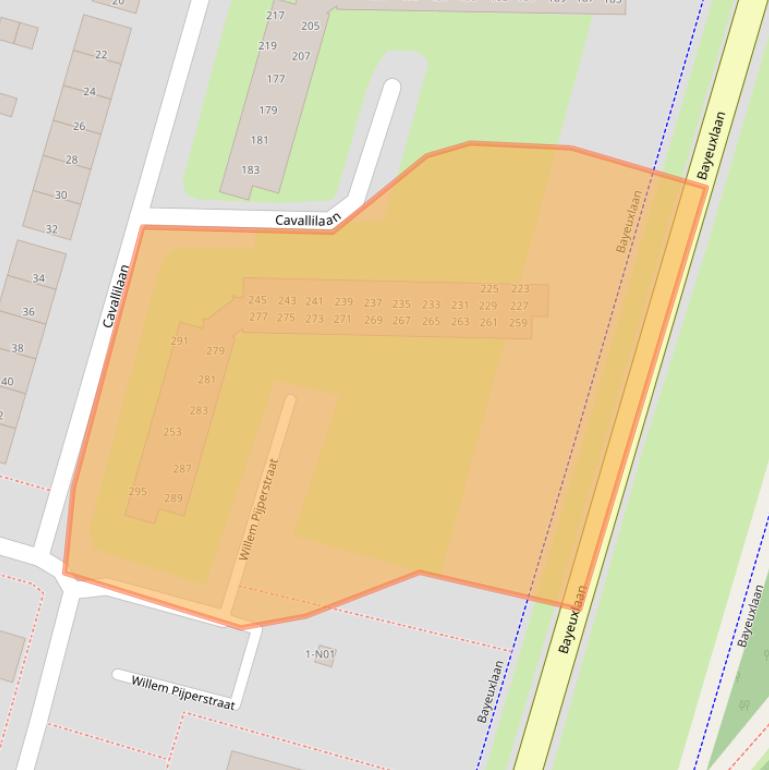 Kaart van postcodegebied 5654BE.