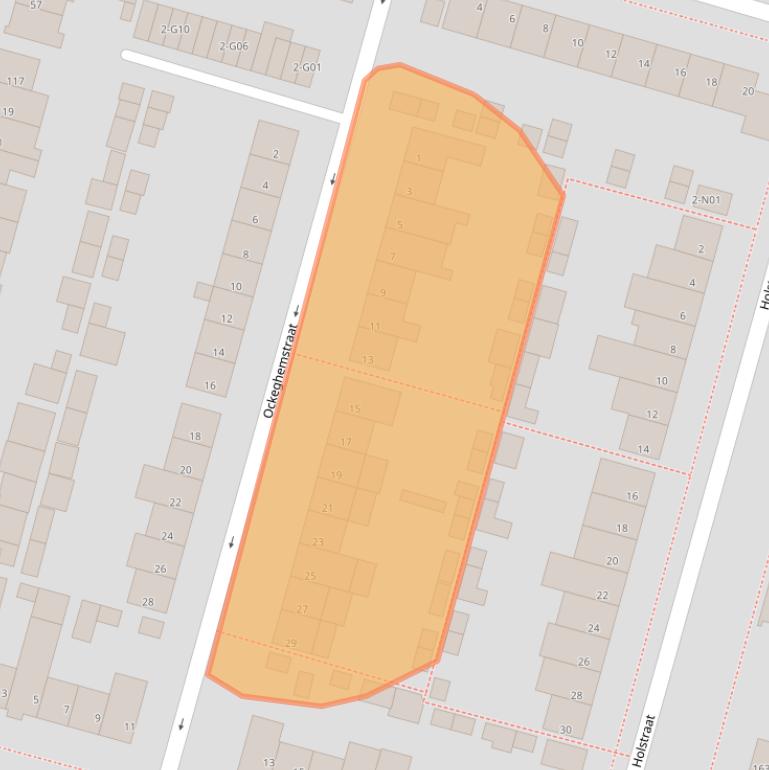 Kaart van postcodegebied 5654BX.