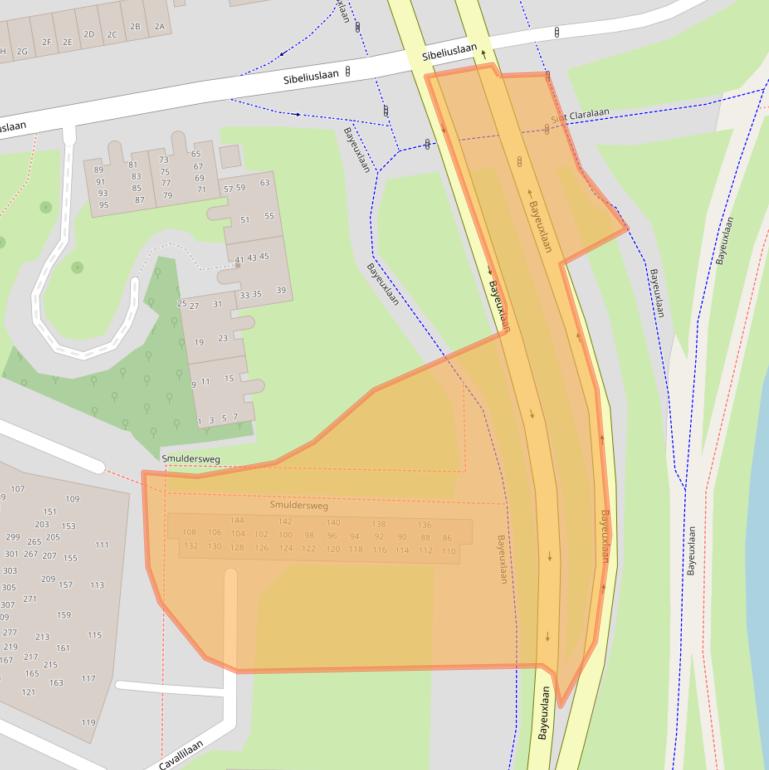 Kaart van postcodegebied 5654CC.