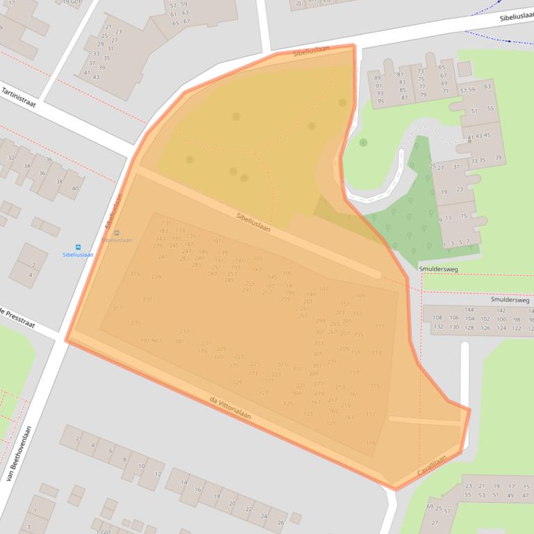 Kaart van postcodegebied 5654CT.