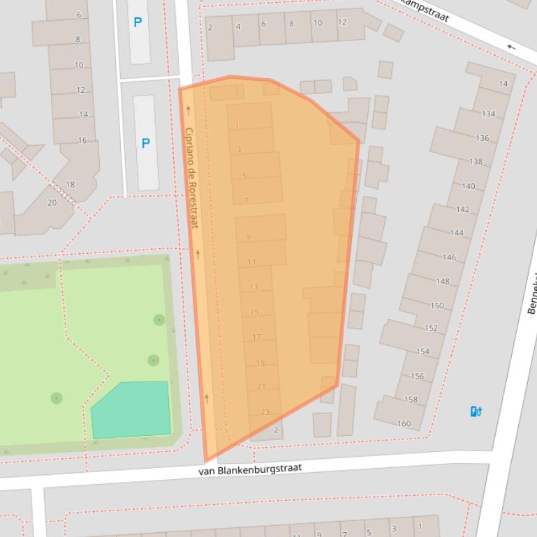 Kaart van postcodegebied 5654DA.